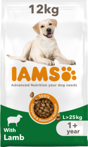 Iams Adult Large Breed Lamb Dog Food 12kg. Free Delivery PetShop